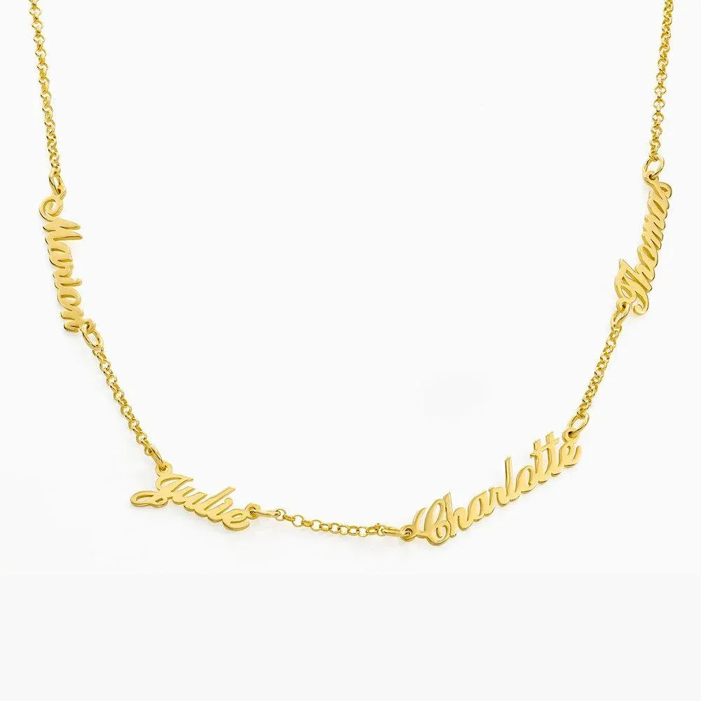 Collana 5 nomi personalizzati per lei