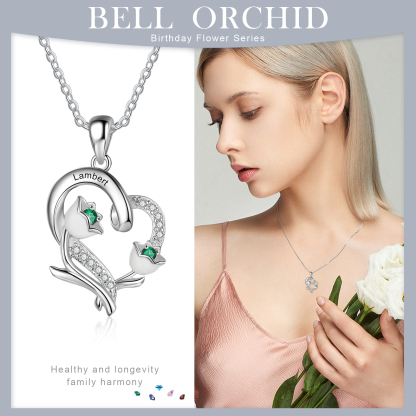 Collana Mughetto fiore del mese Maggio regalo compleanno per Lei