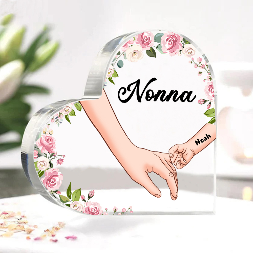 Decorazione da casa mano a mano personalizzati 1 nome regalo festa della mamma