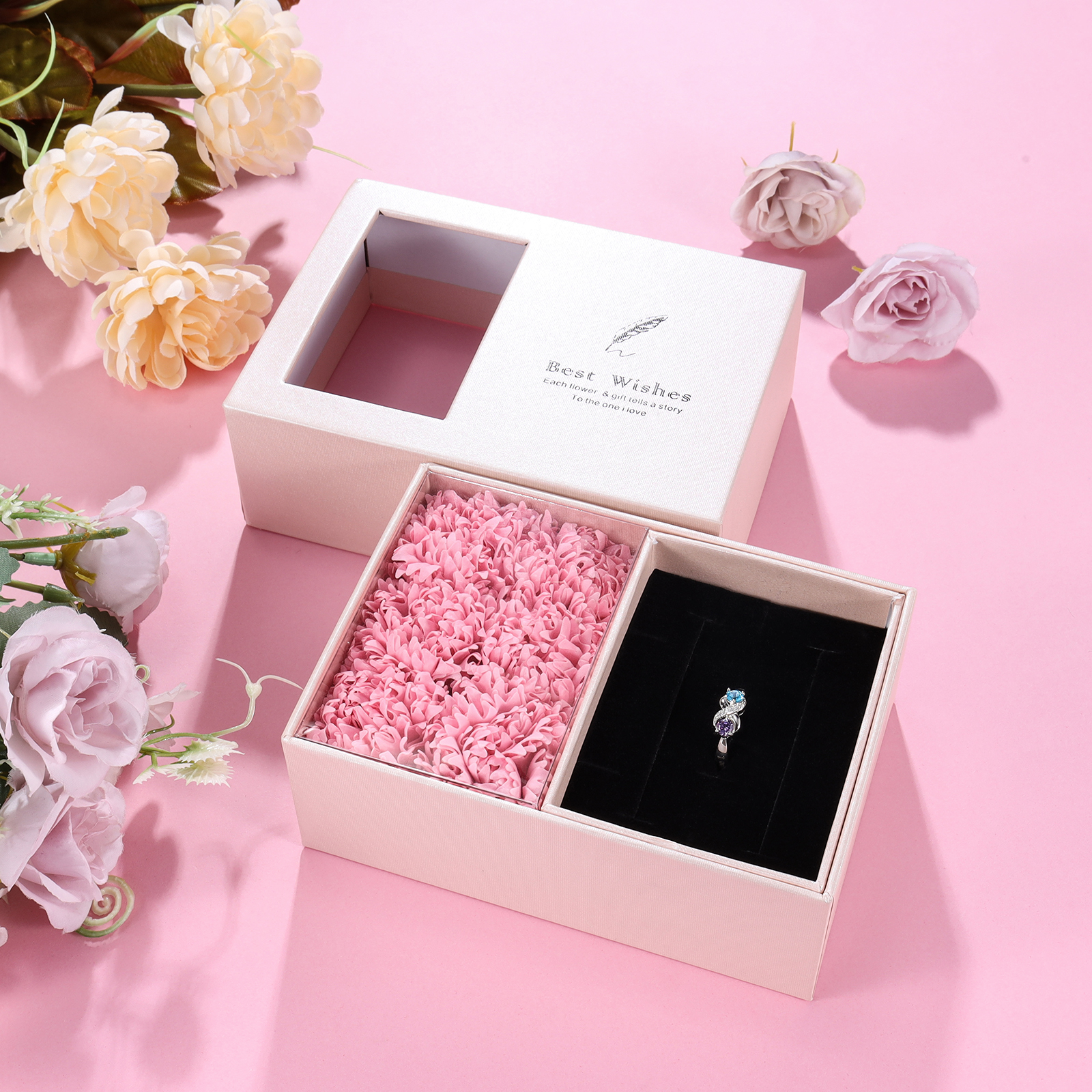 Scatola regalo rosa 