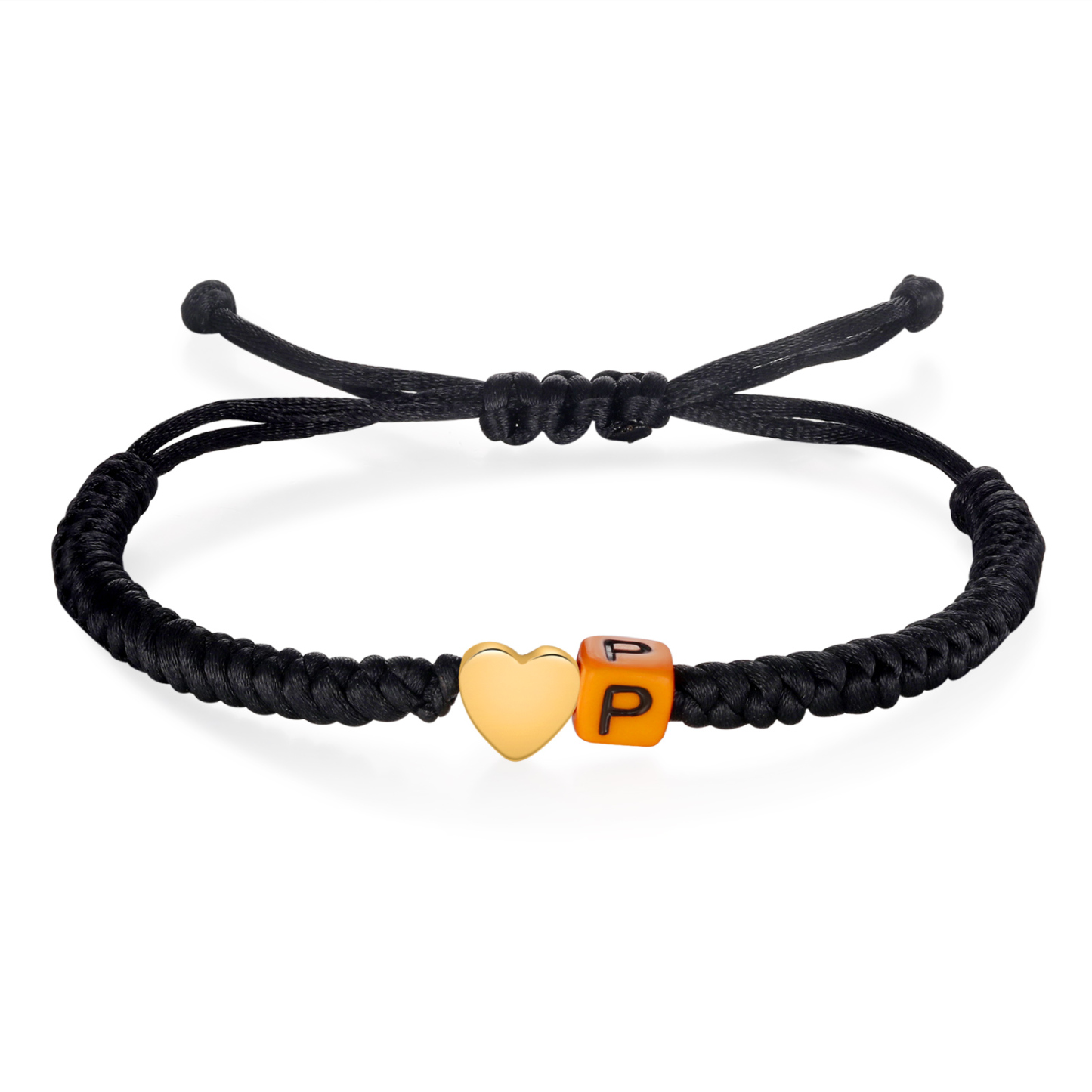2PCS Braccialetto con perline di 2 lettere personalizzato regalo per scuola