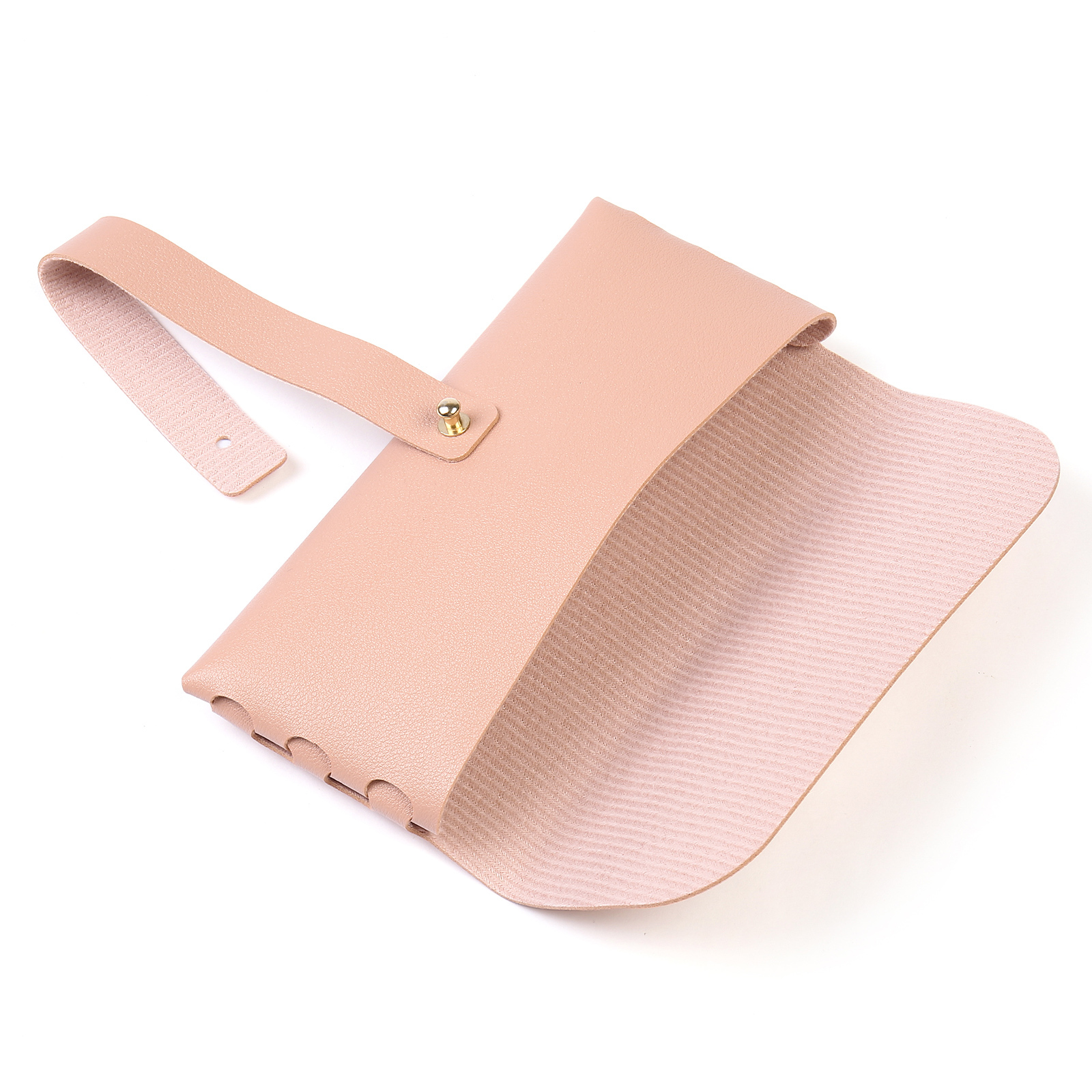 Personalized Glasses Case – Custom Name & Birth Flower, Available in Pink, Brown, Beige, and Blue | Jessemade