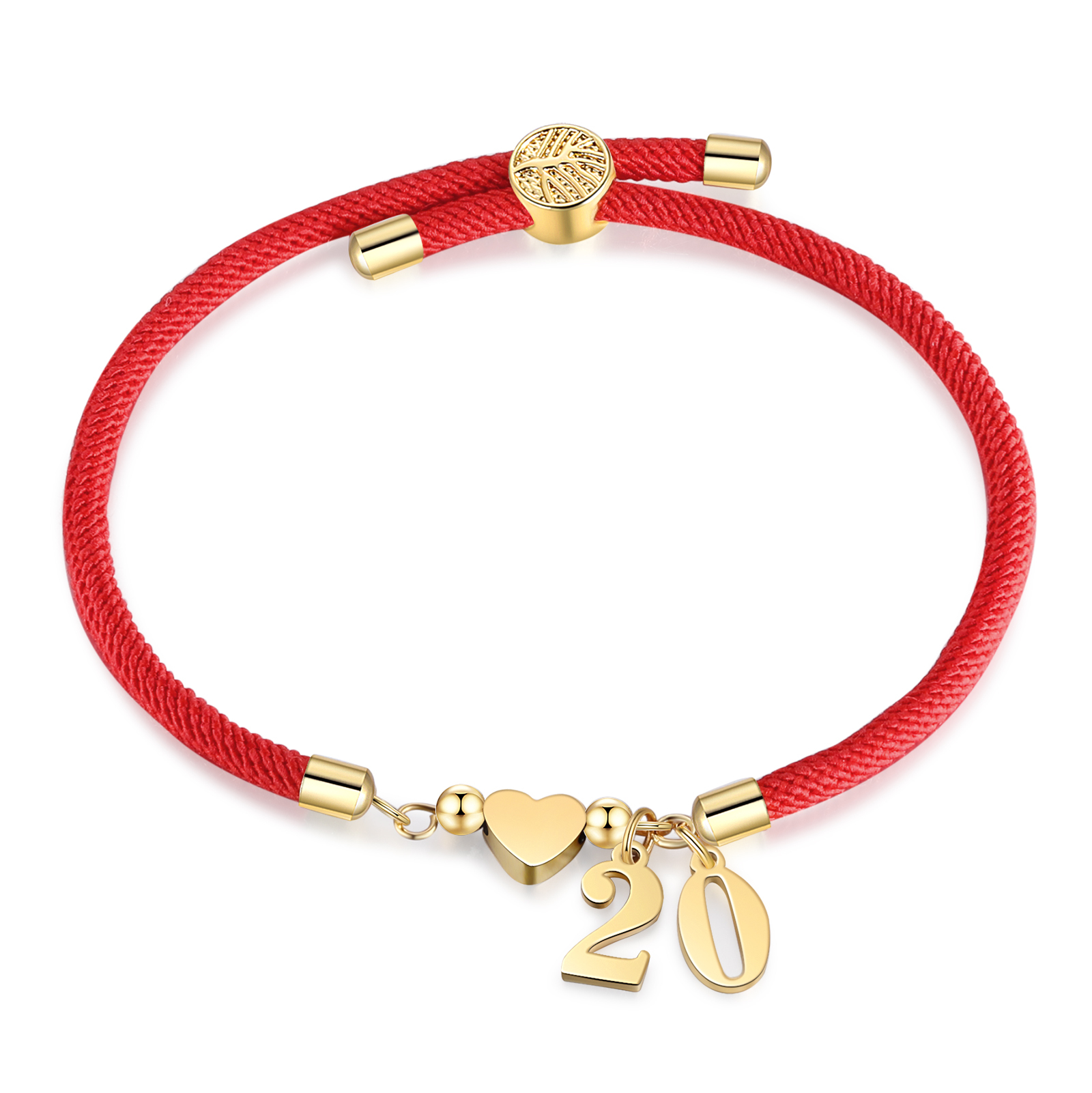 Braccialetto con 2 numeri personalizzati compleanno regalo bracciale 