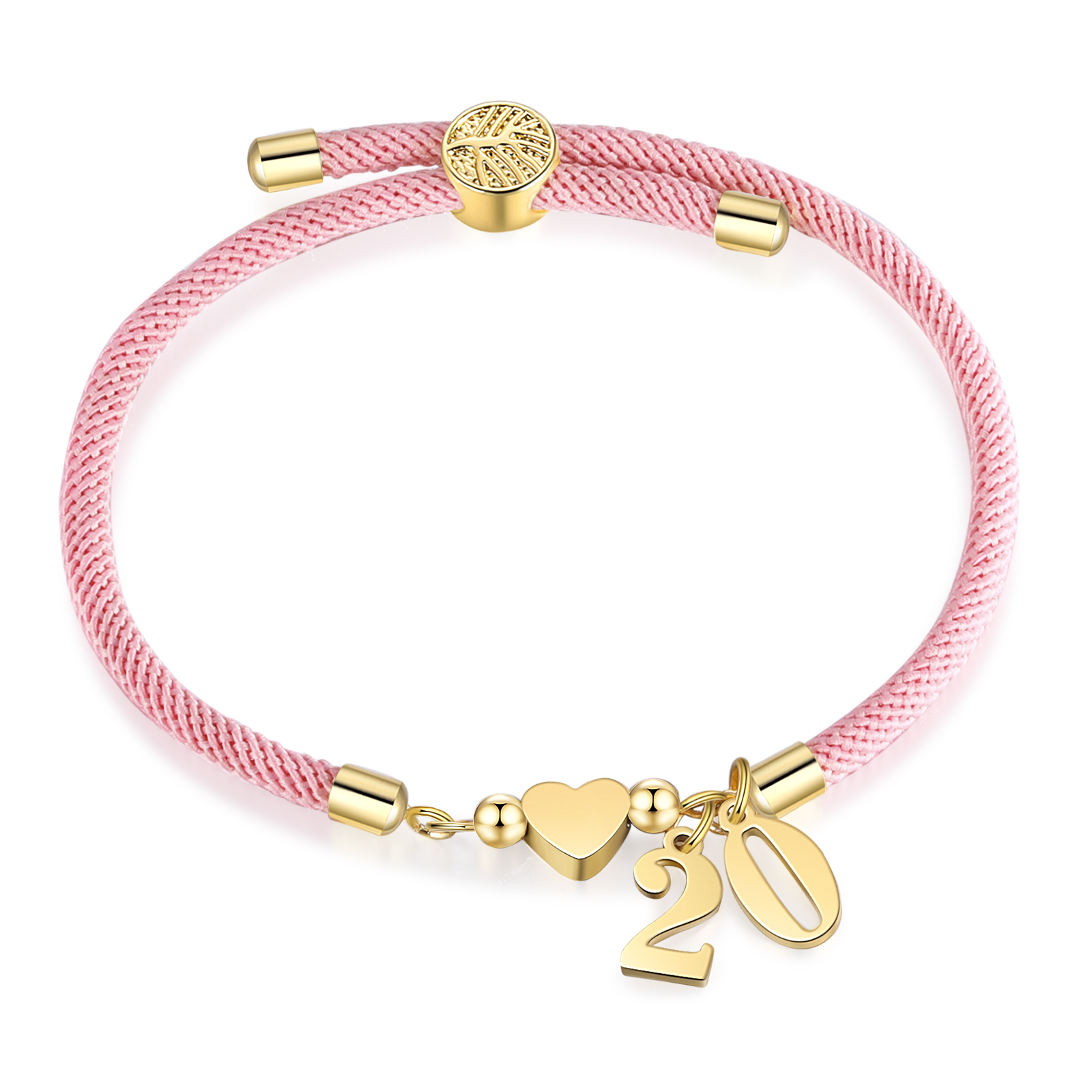 Braccialetto con 2 numeri personalizzati compleanno regalo bracciale 