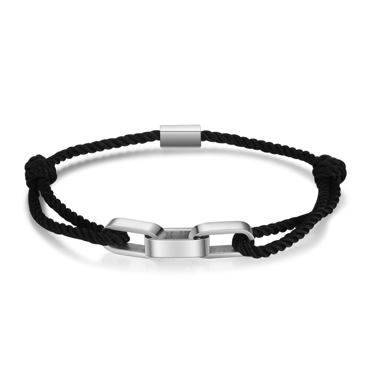 Braccialetto da uomo personalizzato con 3 nomi Braccialetto maschile regalo per nonno