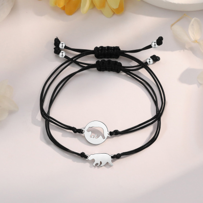 2PCS Braccialetto orso regalo per scuola bambino