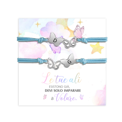 2PCS Braccialetto Faregorabile personalizzato con 1 nome e 1 foto e 1 