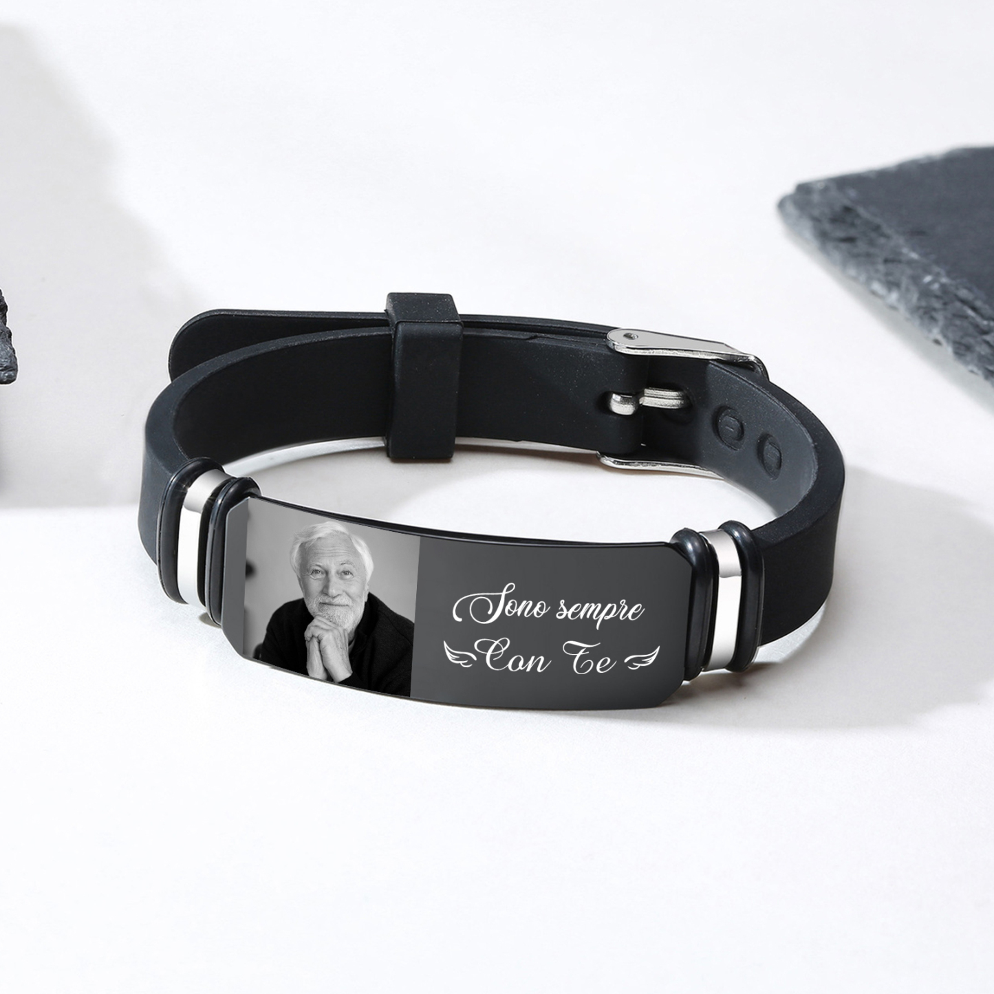 Braccialetto fotografico personalizzato regalo ricordo per lui | Jessemade