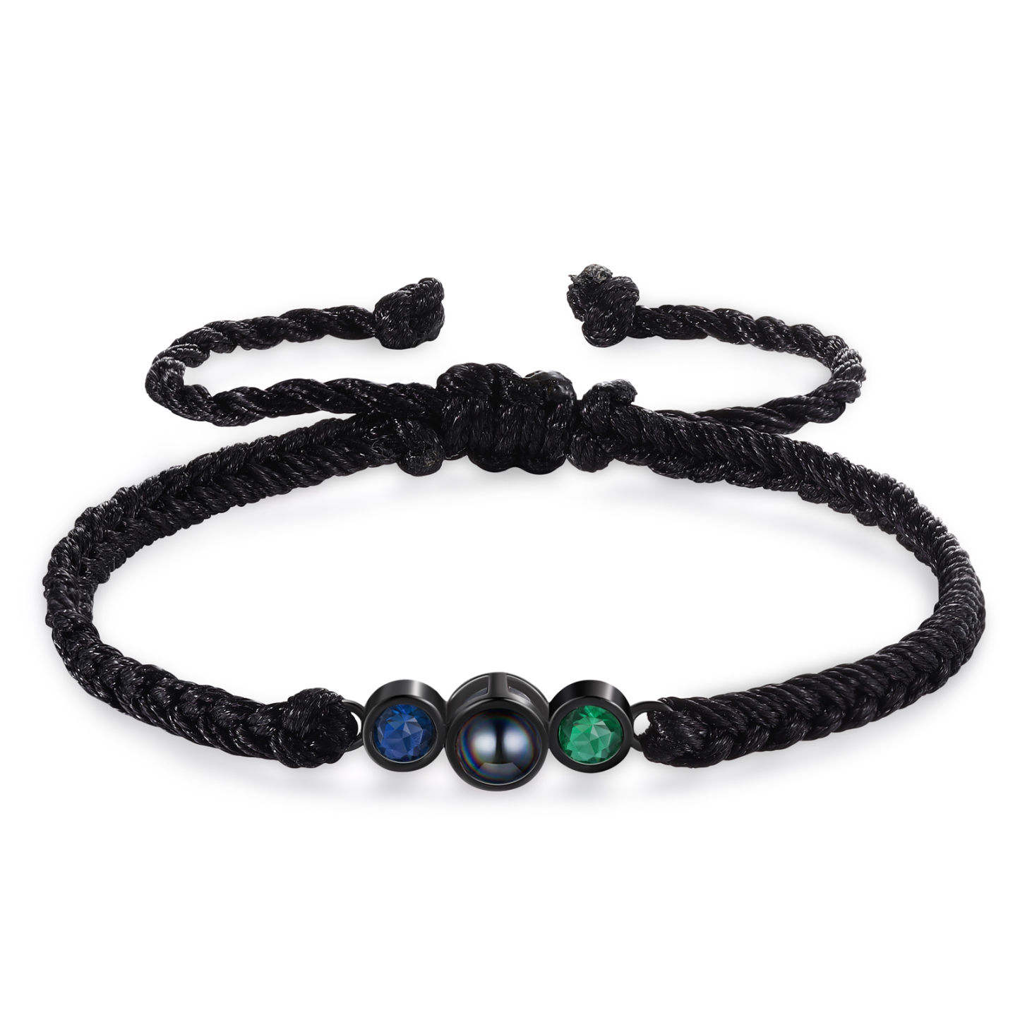 Braccialetto Personalizzato con Proiezione di Foto e Pietre del Comple