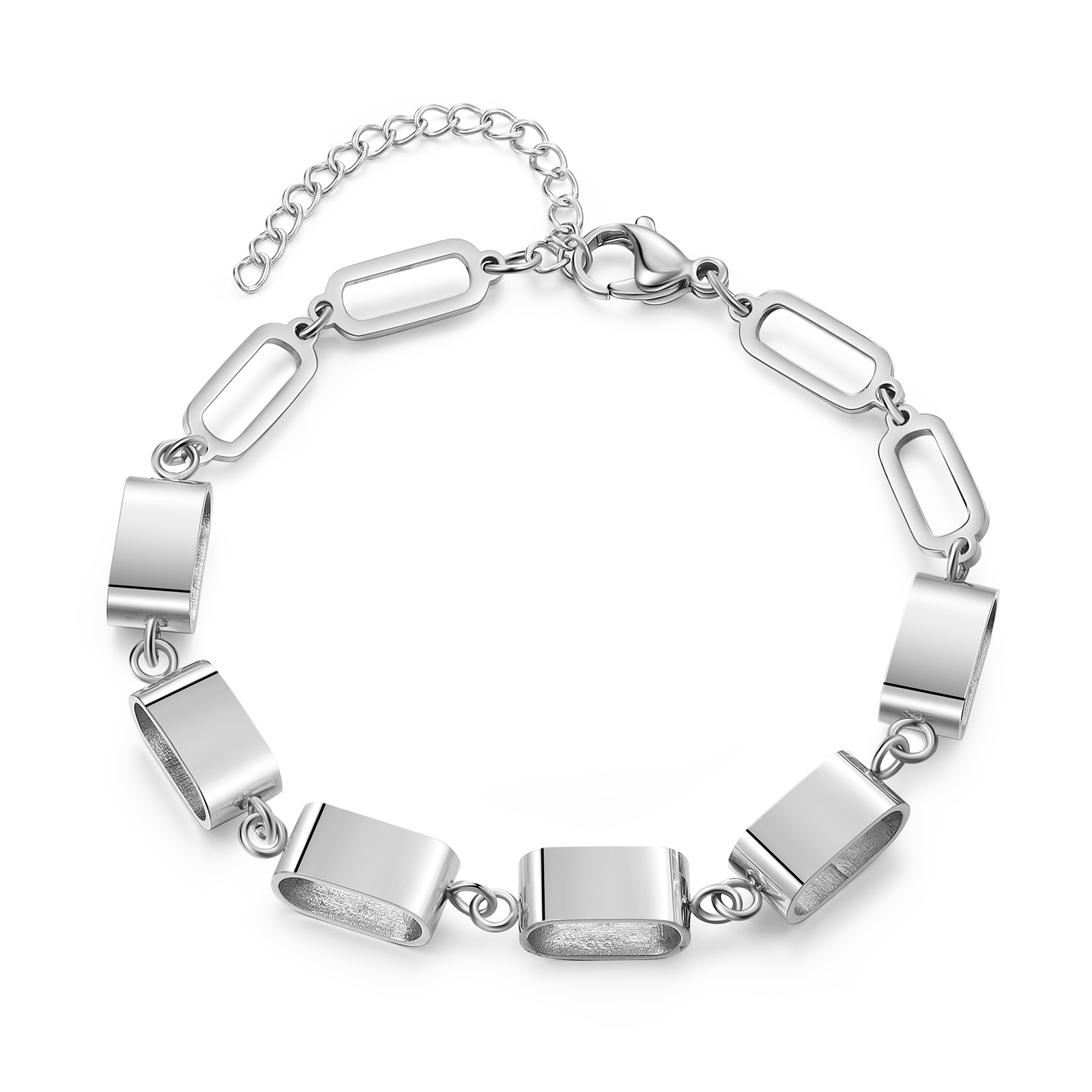 Bracciale Uomo Personalizzato – Incisione 6 Nomi | Regalo Speciale per Papà, Nonno, Marito e Fratello | Jessemade