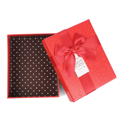 Portafoglio squisita scatola regalo Rosso, oro e marrone tre colori opzionali | Jessemade