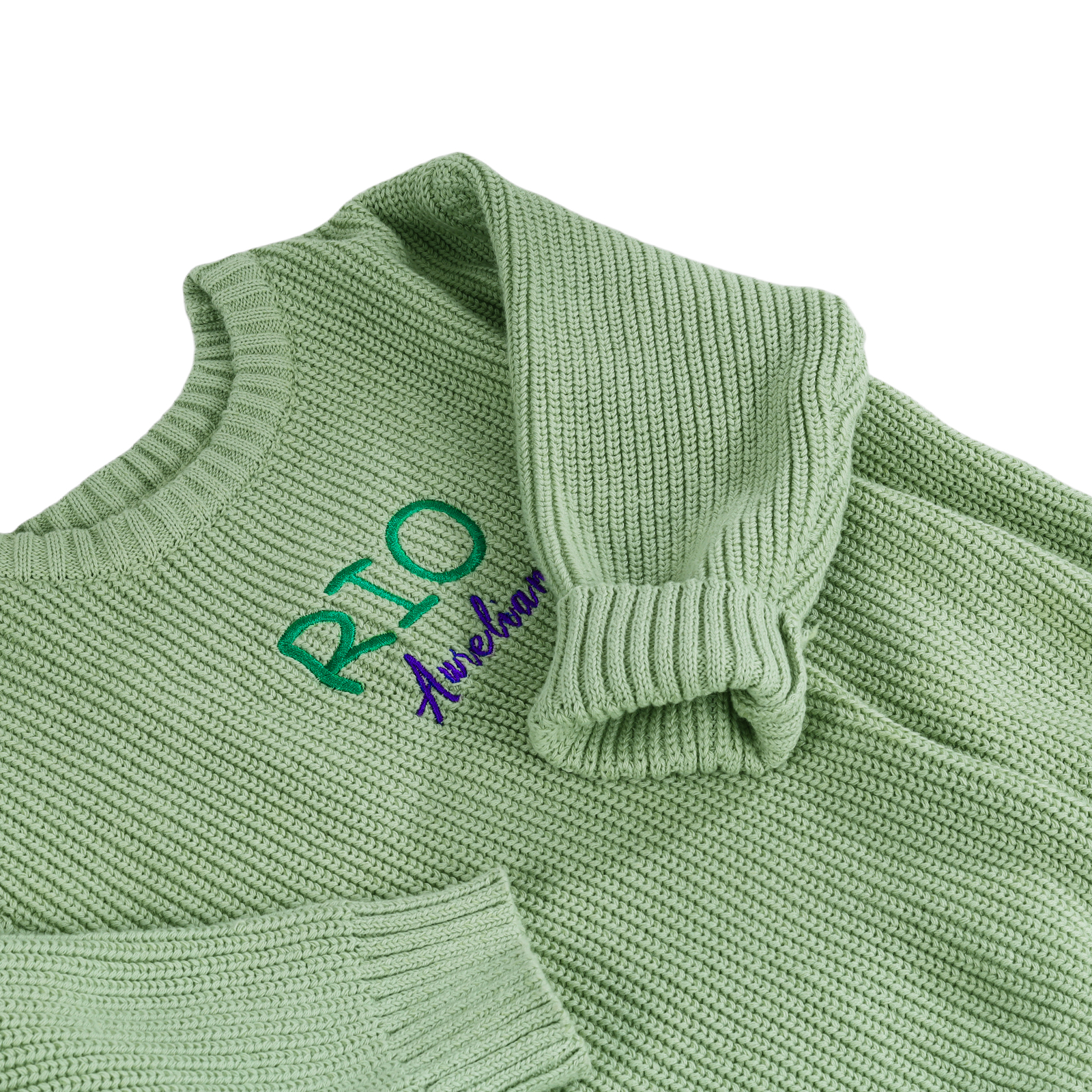 Maglioncino Verde per Bambini Personalizzato - 2 Nomi Ricamati, Morbido Materiale in Cotone, Disponibile in Vari Colori e Taglie - Regalo Perfetto per Bambini | Jessemade