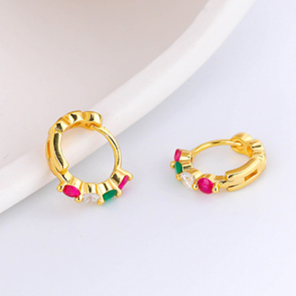 Orecchini Eleganti con Gemme in Argento 925 – Regalo Raffinato per Donna