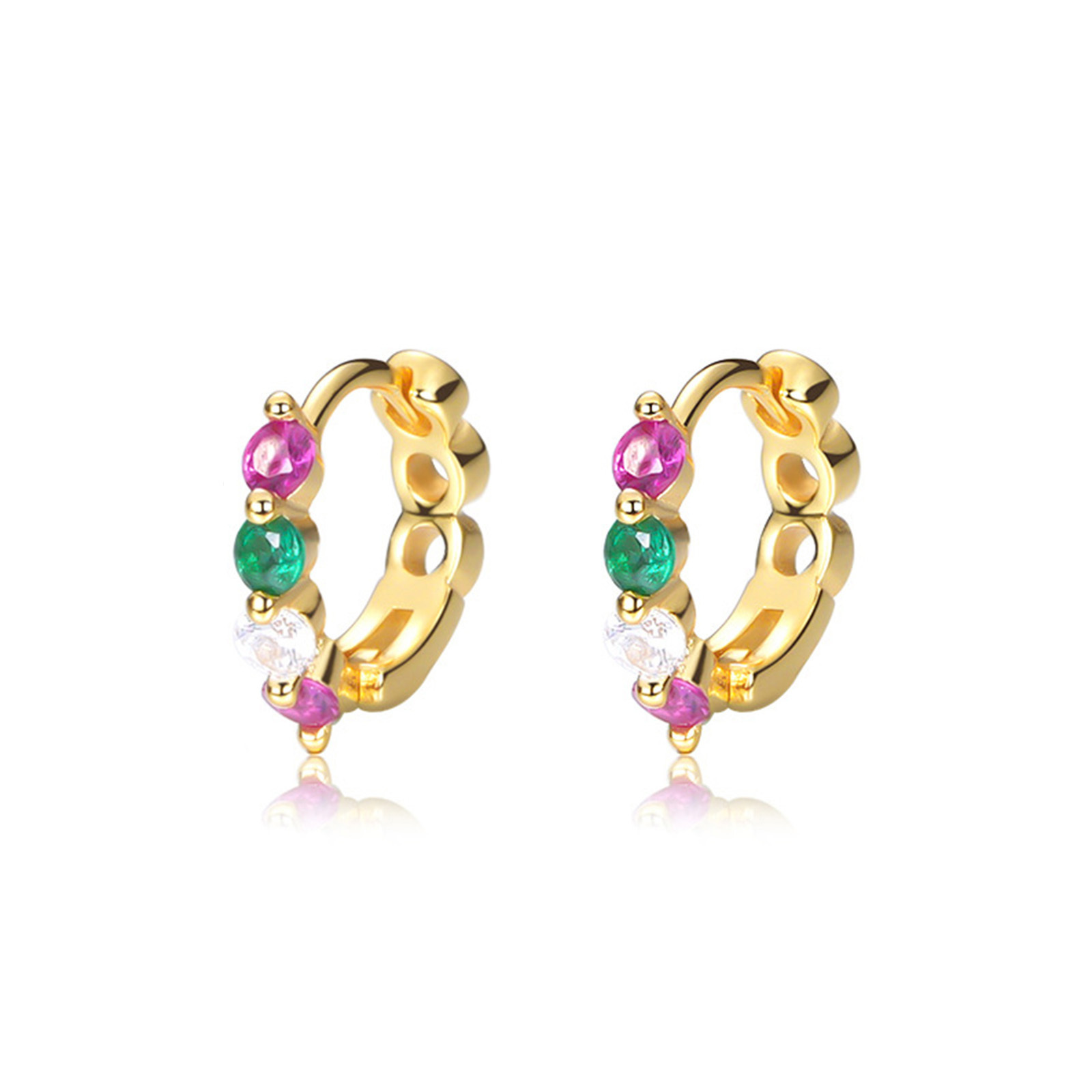 Orecchini Eleganti con Gemme in Argento 925 – Regalo Raffinato per Donna