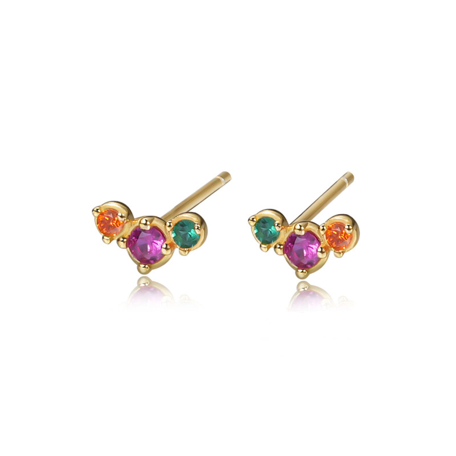 Orecchini Eleganti con Gemme in Argento 925 – Regalo Raffinato per Donna