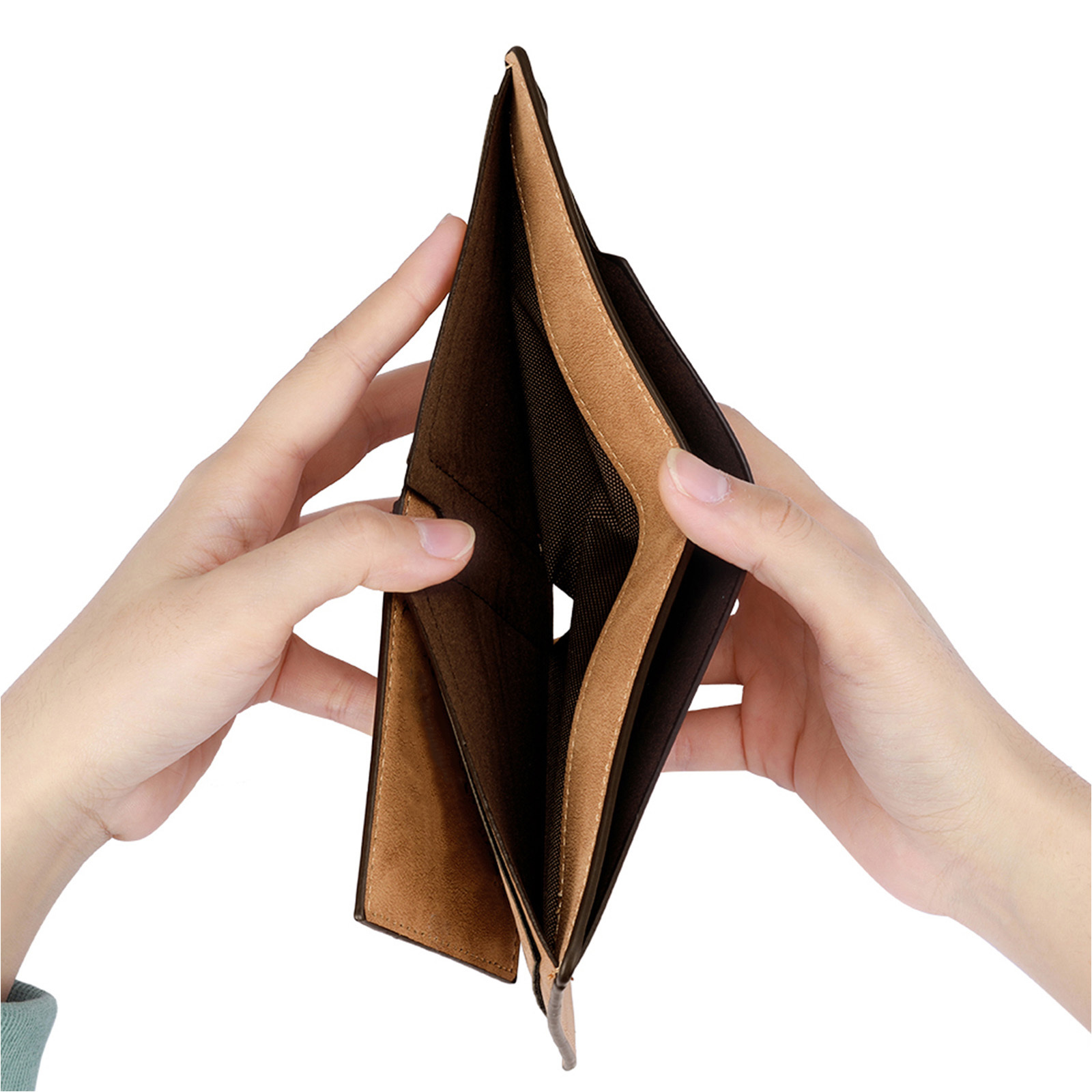 Portafoglio in pelle personalizzato con 2-7 nomi dei bambini e disegni di pugni | Portafoglio "Miglior Nonno di Sempre" | Regali per la Festa dei Nonni per il nonno | Jessemade