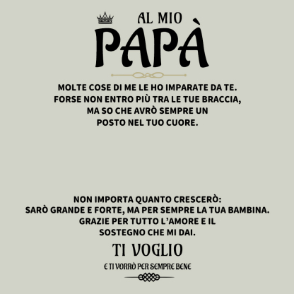 Bellissima cartolina per papà