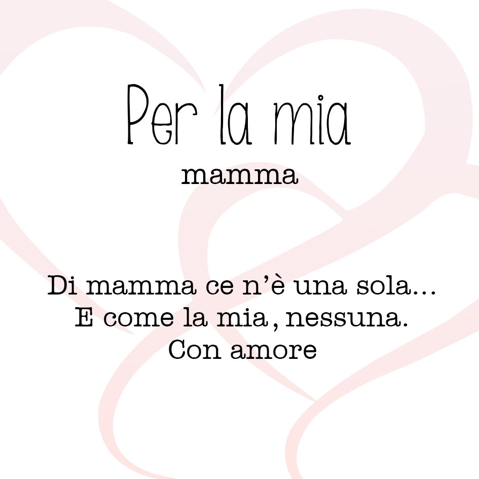 Jessemade IT Carta regalo per mia mamma