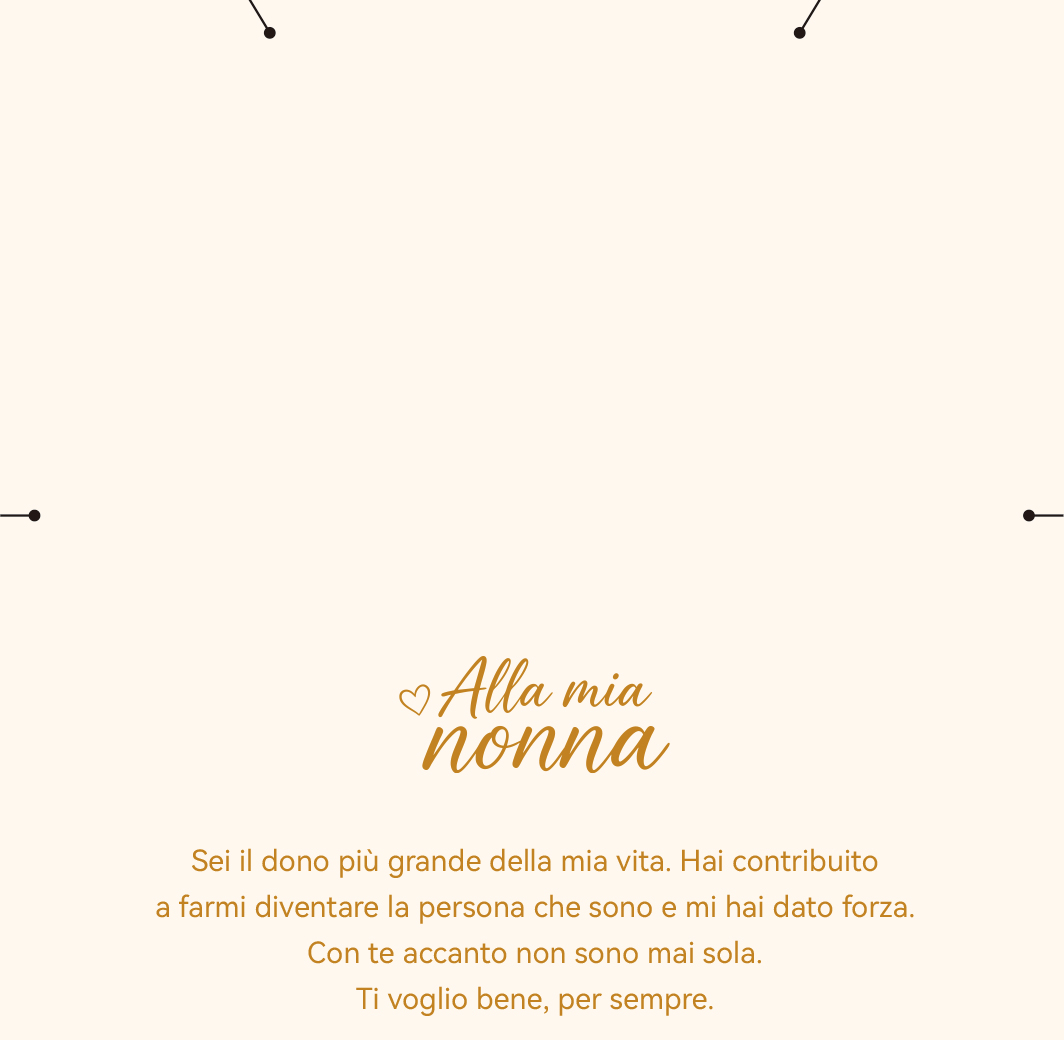 Collana personalizzata per la nonna con cuori