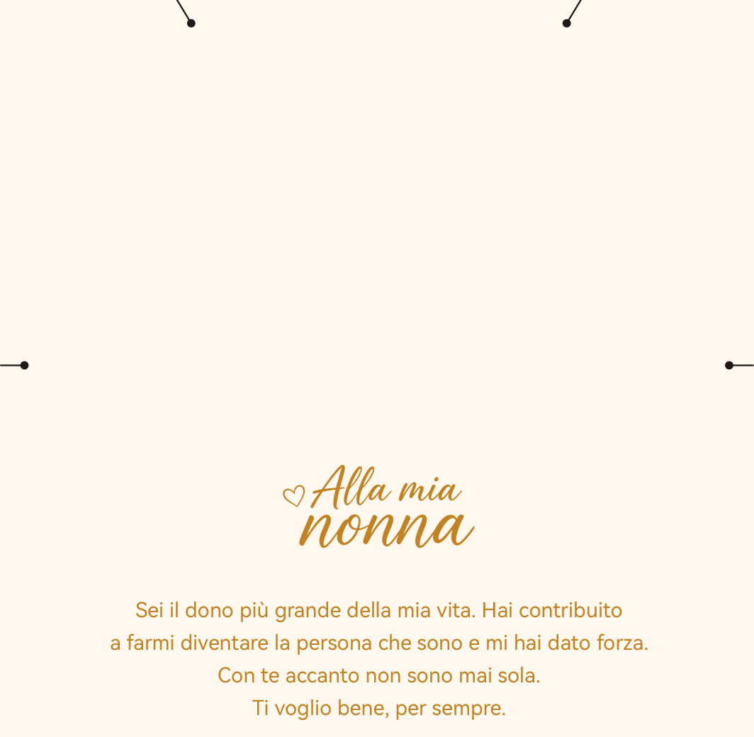 Collana personalizzata per la nonna con cuori