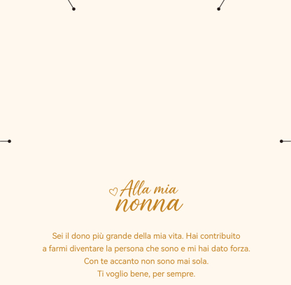 Collana personalizzata per la nonna con cuori
