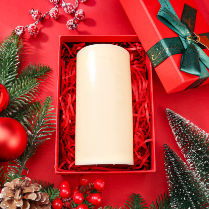 Candela LED Commemorativa Personalizzata con 1 Nome, 1 Foto e 1 Data - "La tua luce brillerà sempre nel mio cuore" - Regalo di Natale per Famiglia | Jessemade