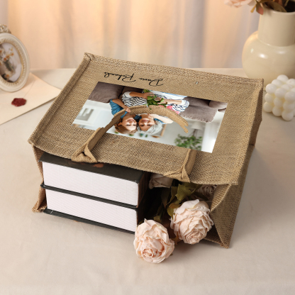 [Copy]Borsa tote con acrobaleno in vela con 1 testo personalizzato regalo per il ritorno a scuola