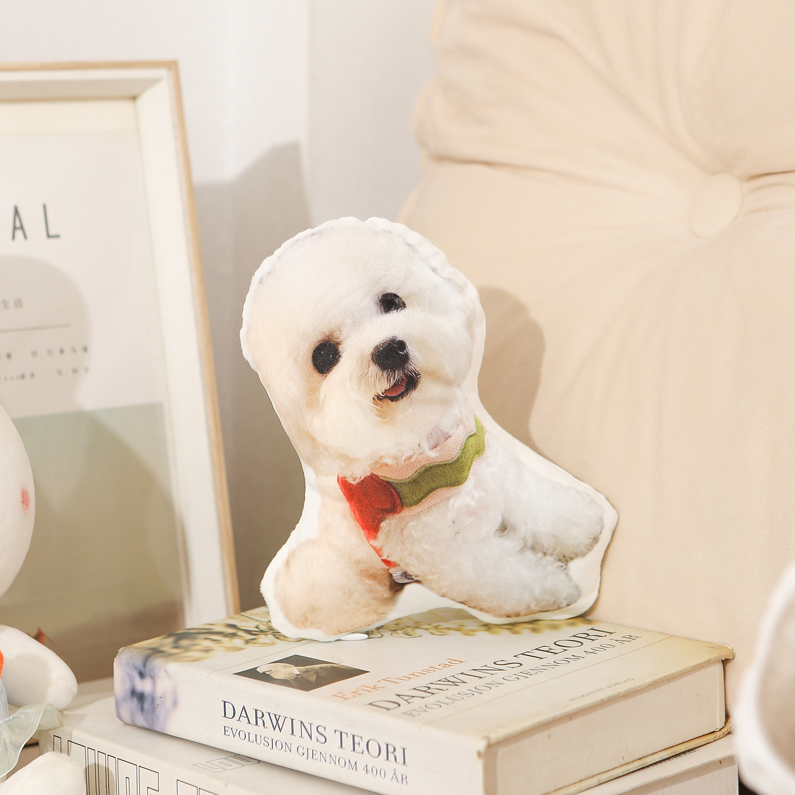 Cuscino Personalizzato per Animali – Cuscino Morbido con Foto Personal