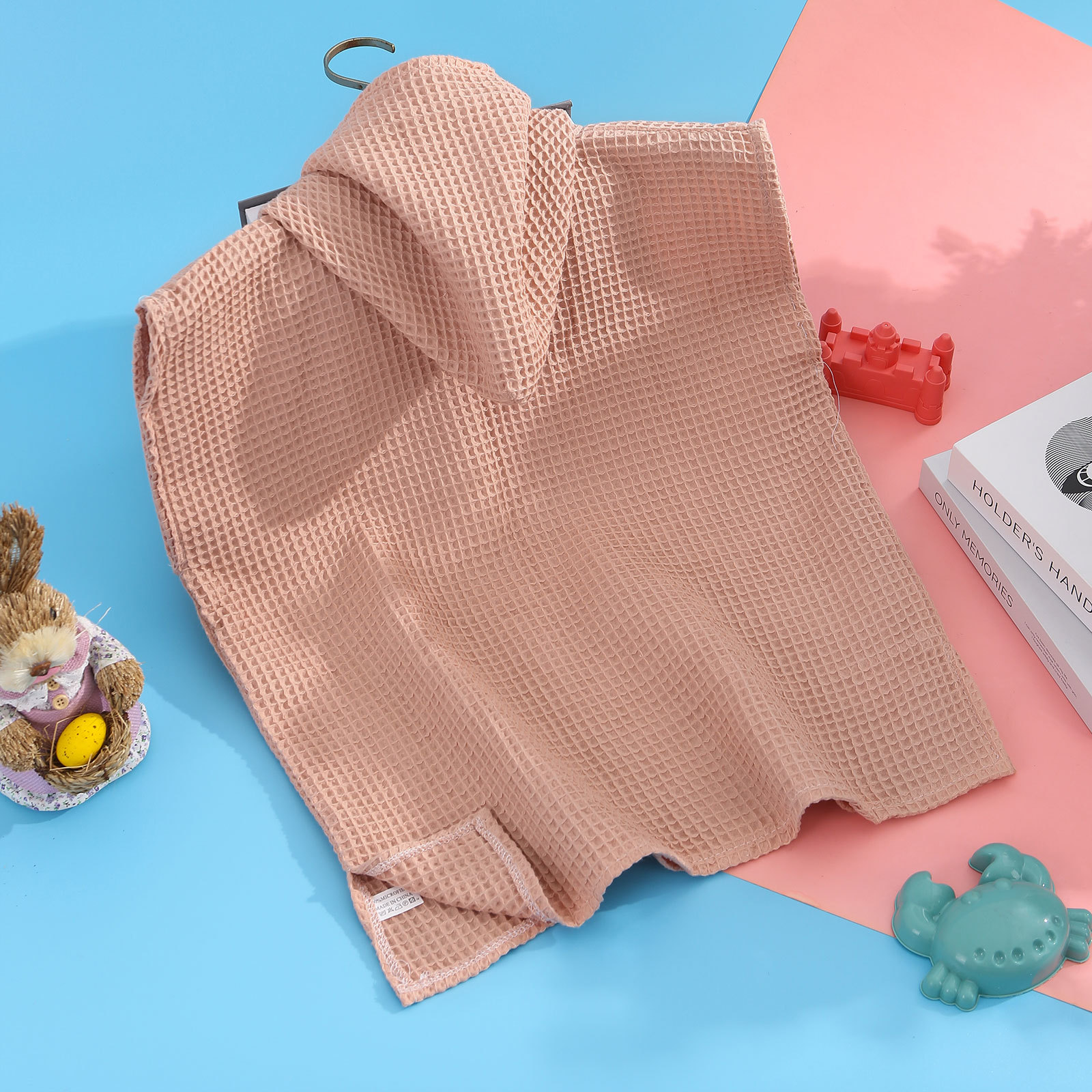 Asciugamano con Cappuccio Personalizzato per Bambini in Microfibra - Nome Personalizzato, Disponibile in Vari Colori - Regalo di Natale per Bambini | Jessemade