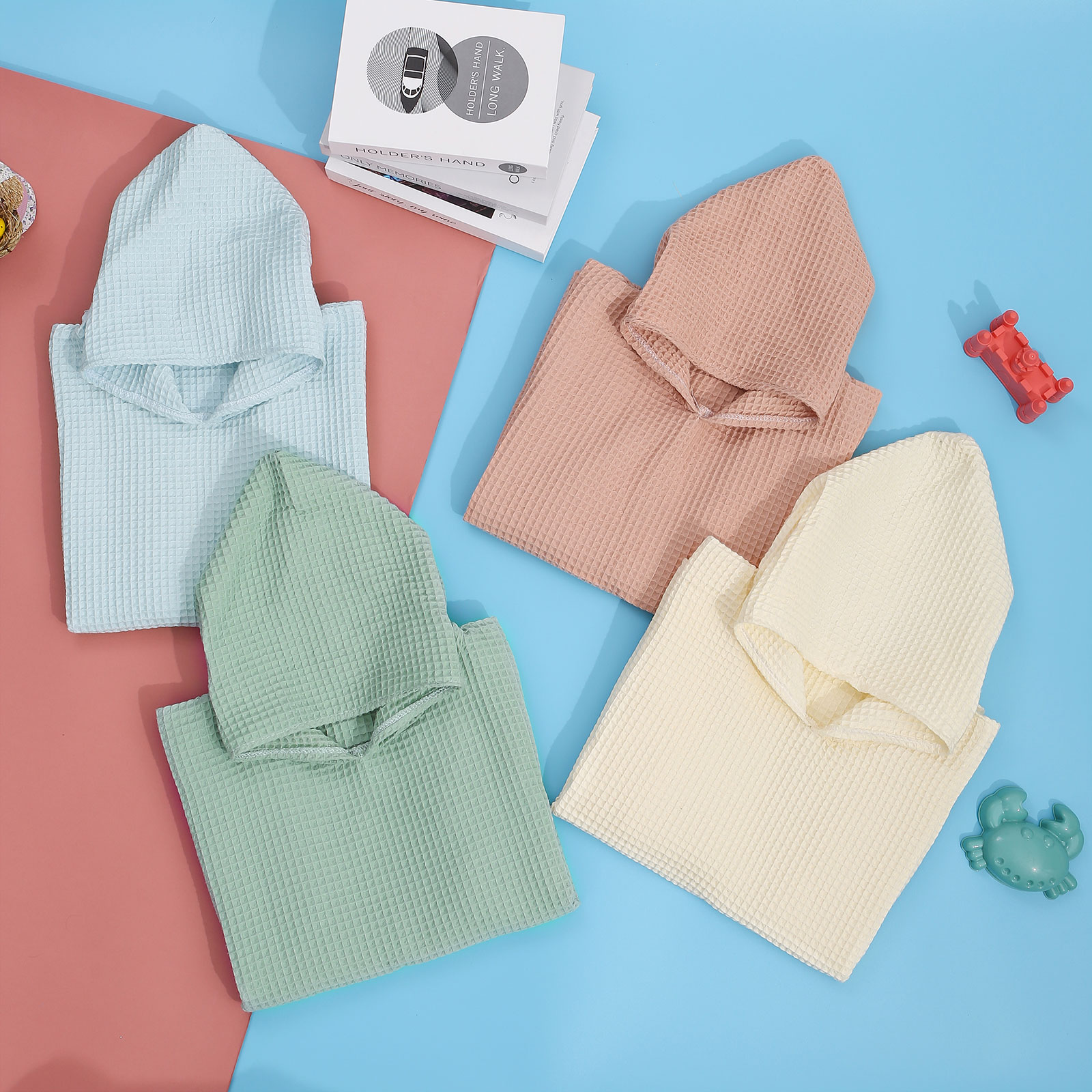 Asciugamano con Cappuccio Personalizzato per Bambini in Microfibra - Nome Personalizzato, Disponibile in Vari Colori - Regalo di Natale per Bambini | Jessemade