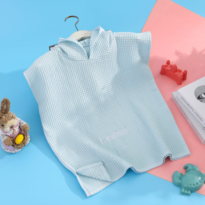 Asciugamano con Cappuccio Personalizzato per Bambini in Microfibra - N