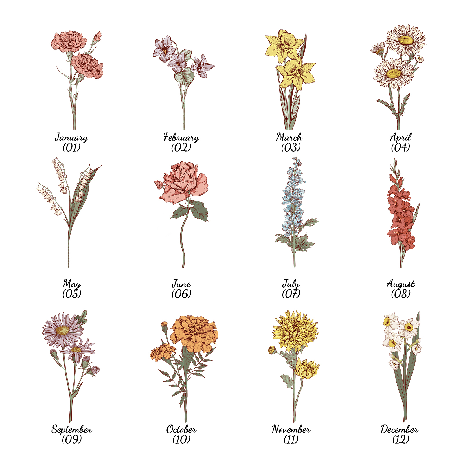 Ornamento in acrilico a forma di libro personalizzato con 1 fiore di nascita e 2 nomi anche usato come un vaso 