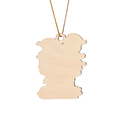 Decorazione Natalizia in Legno Personalizzata - Albero di Natale e Elfi - Personalizzabile con 4 Nomi e 1 Testo - Regalo di Natale per Famiglia | Jessemade