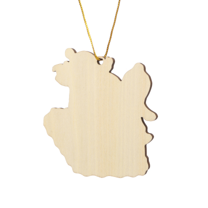 Decorazione Natalizia in Legno Personalizzata - Slitta Rossa con Personaggi, 3 Nomi, Testo & Data, Regalo di Natale per Famiglia | Jessemade