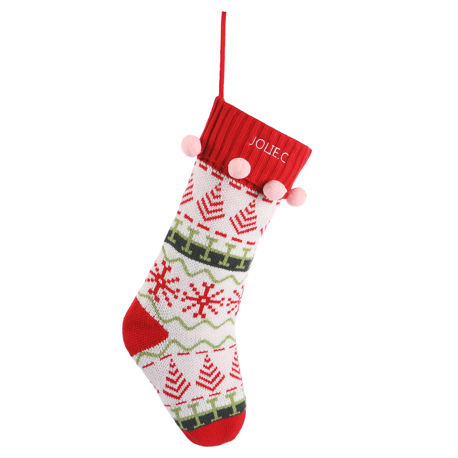 Calze di Natale Personalizzate – Materiale in Fibra Acrilica, Nome Personalizzato, 3 Design, Regalo Perfetto per la Famiglia | Jessemade