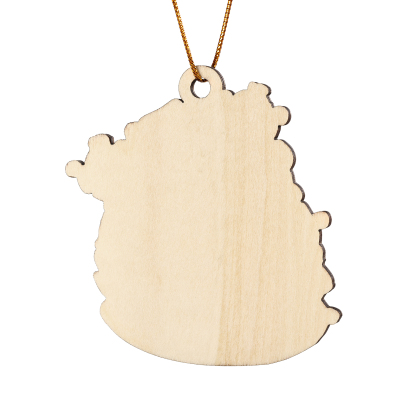 Decorazione Natalizia in Legno con Panda - Personalizza 6 Nomi, 1 Testo e 1 Data - Regalo di Natale per Famiglia | Jessemade