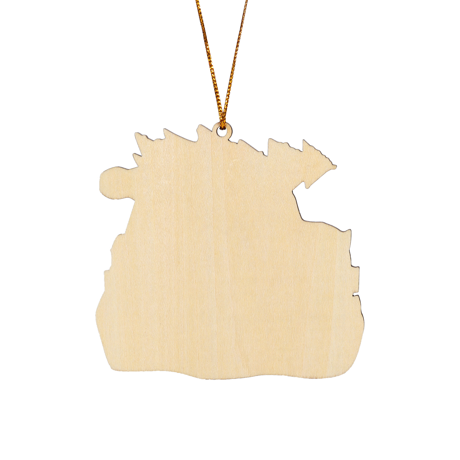 Decorazione Natalizia in Legno Personalizza 2 Nomi e 1 Testo - Design Auto Rossa con Albero, Regalo di Natale per Famiglia | Jessemade