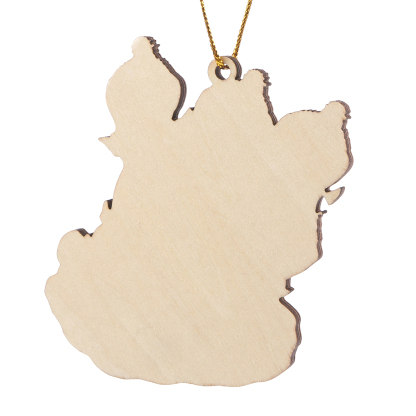 Ornamento Natalizio Personalizzato in Legno a Forma di Pinguino - 6 Nomi, Data e Testo, Regalo di Natale per Famiglia | Jessemade