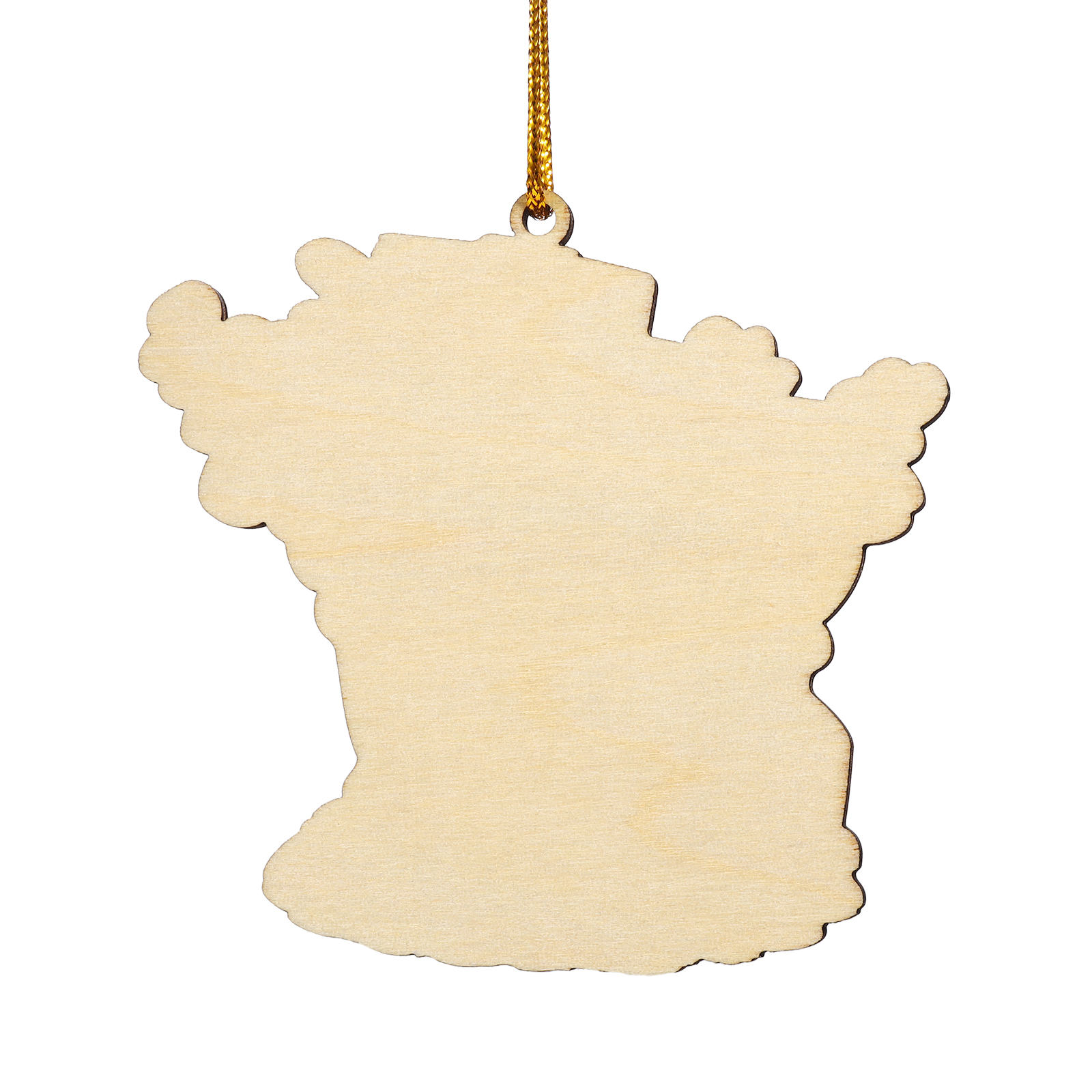 "Sulla spiaggia" Pendente di Natale Personalizzato in legno per la famiglia o gli amici 3 Nomi e 1 Testo personalizzati 