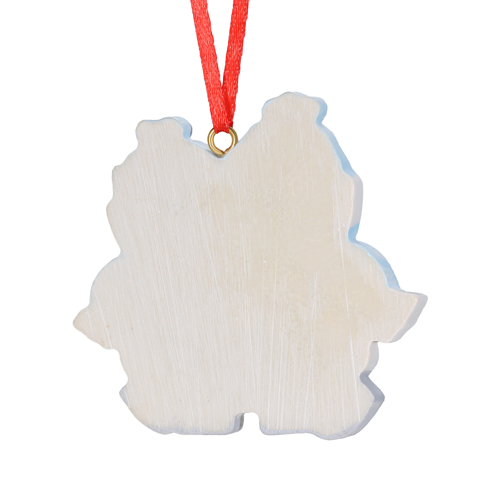 Decorazione Natalizia Personalizzato in Resina a Forma di Pupazzo di Neve - 2 Nomi e 1 Testo Personalizzati, Regalo di Natale per Famiglia | Jessemade