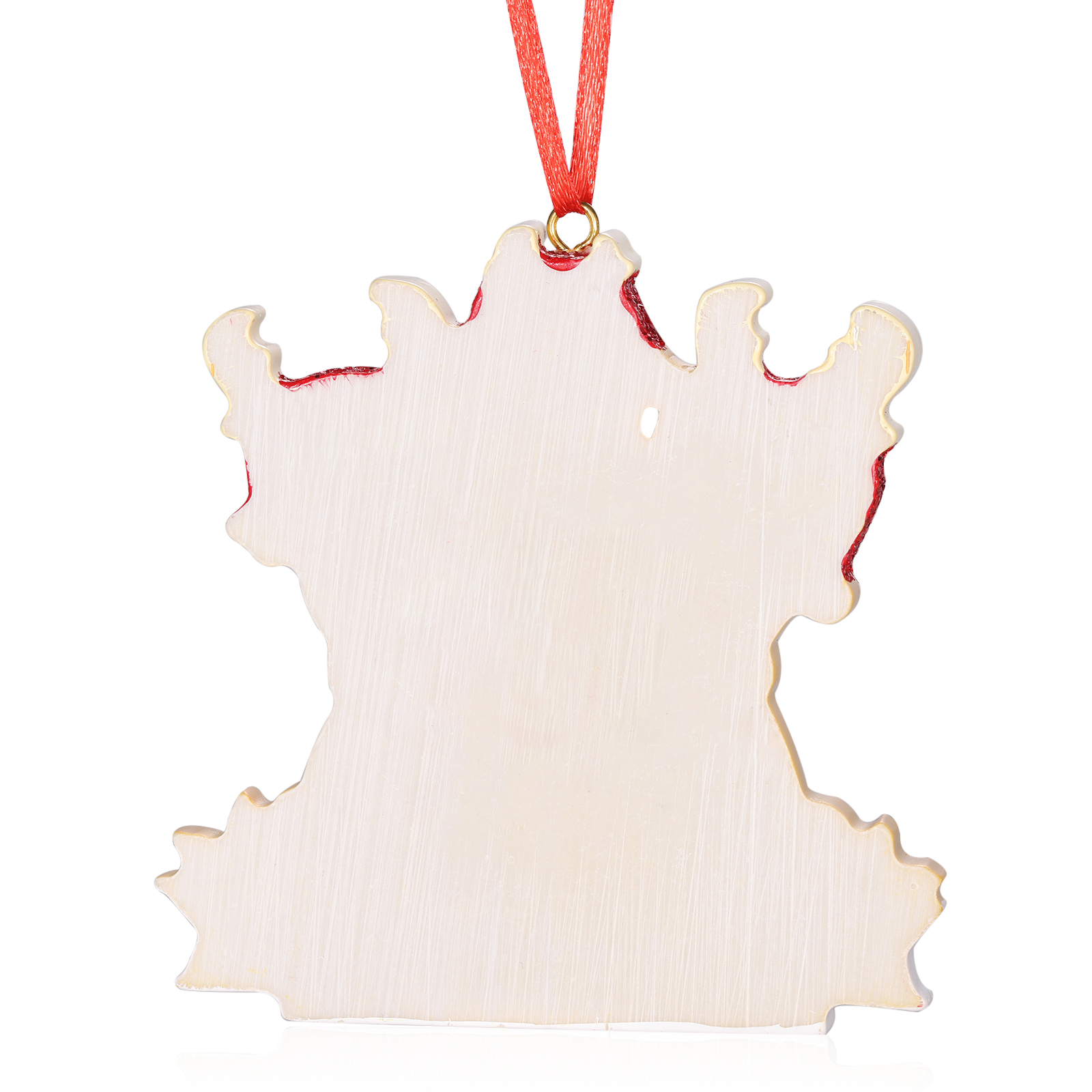 Ornamento Natalizio Personalizzato a Forma di Renne con 4 Nomi e 1 Testo - Regalo in Resina per Famiglie | Jessemade