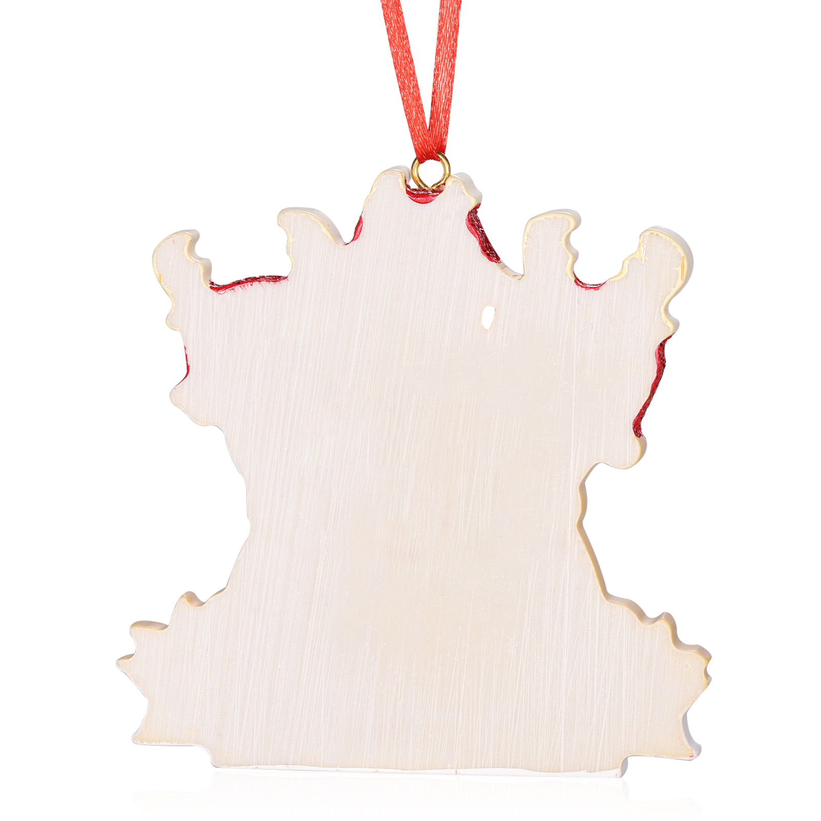 Ornamento Natalizio Personalizzato a Forma di Renne con 4 Nomi e 1 Testo - Regalo in Resina per Famiglie | Jessemade