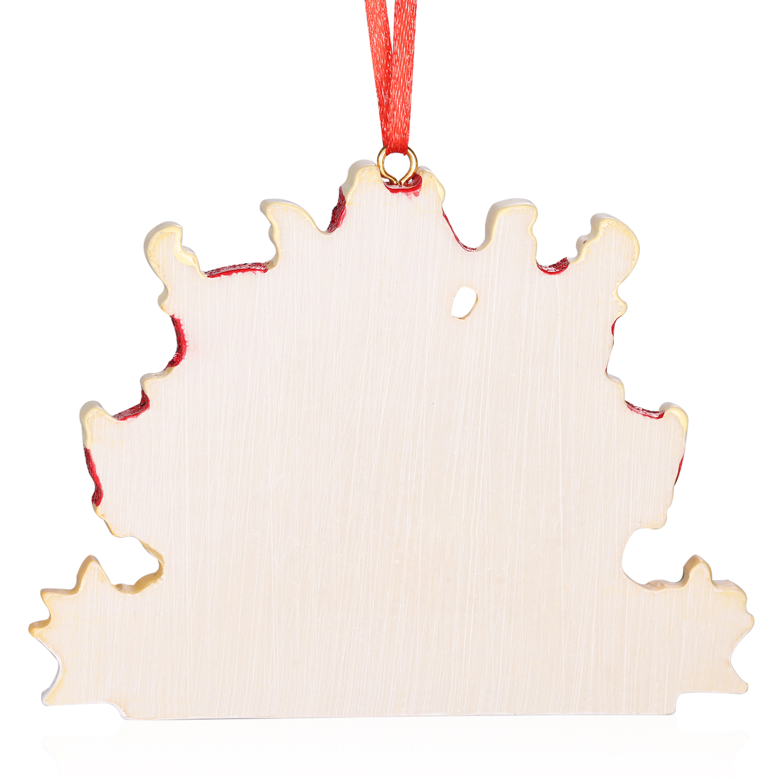 Ornamento Natalizio Personalizzato a Forma di Renne con 6 Nomi e 1 Testo - Regalo in Resina per Famiglie | Jessemade