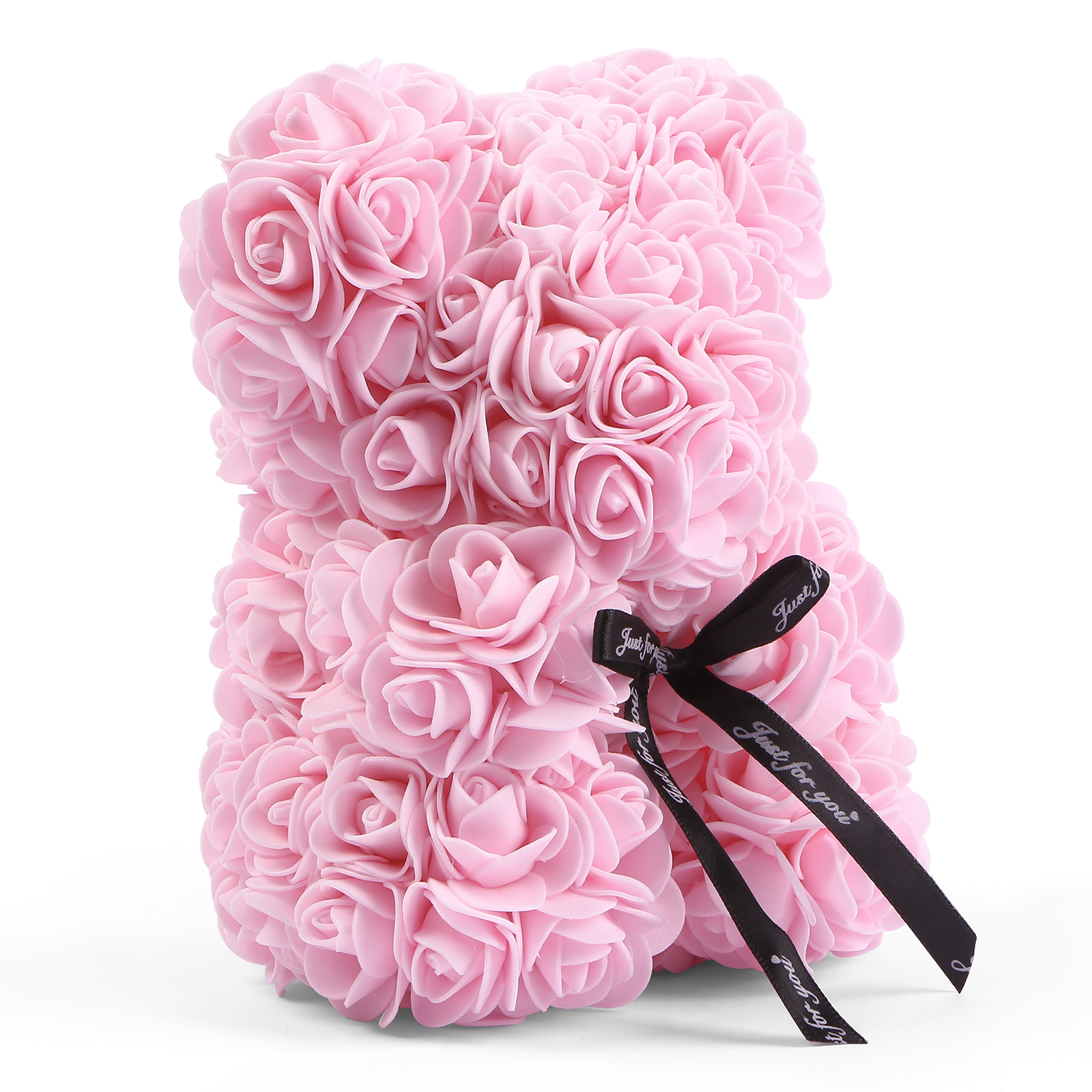 Orso di Rose Romantico - Decorazione per Coppie - Disponibile in Rosso e Rosa - Regalo di San Valentino per Lei | Jessemade