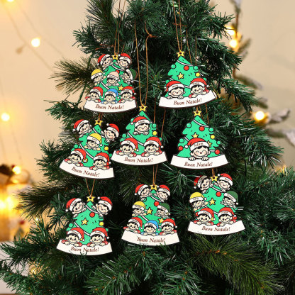 Decorazione personalizzata per l'albero di Natale della famiglia 2025