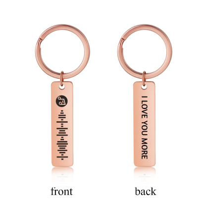 Portachiavi Spotify Code Personalizzabile con Testo e Musica – Regalo di San Valentino per Lei/Lui | Jessemade