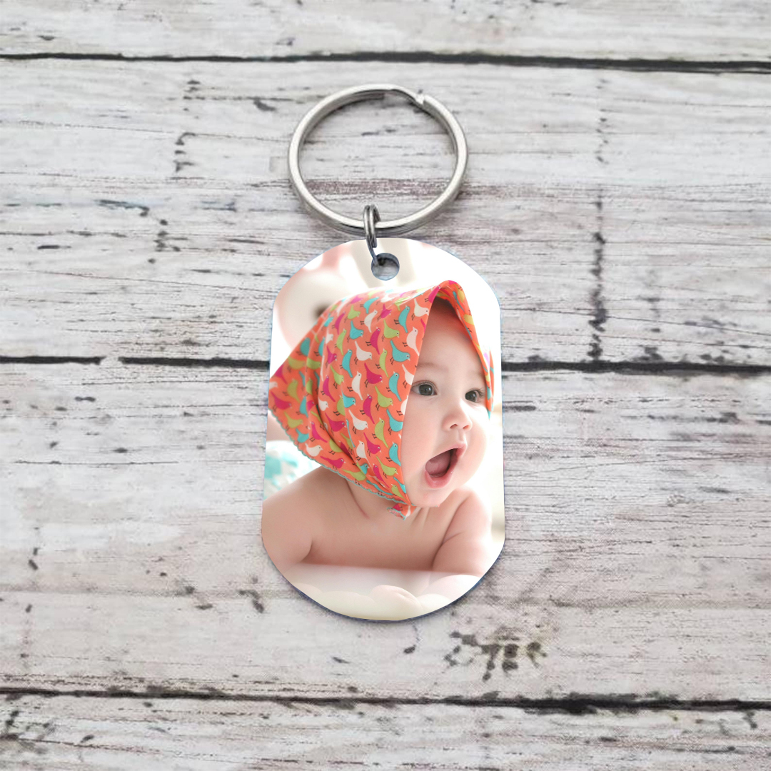 Portachiavi Personalizzato con Foto, Nome, Data e Orologio – "Il Momento in Cui Sei Diventato/a il Mio Papà/Mamma" - Regalo Elegante per Papà/Mamma | Jessemade