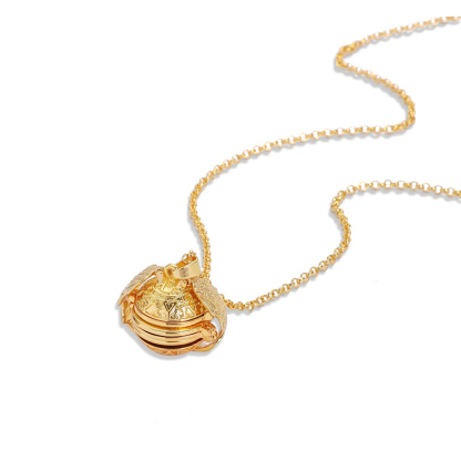 Collana sfera con 4 foto personalizzato