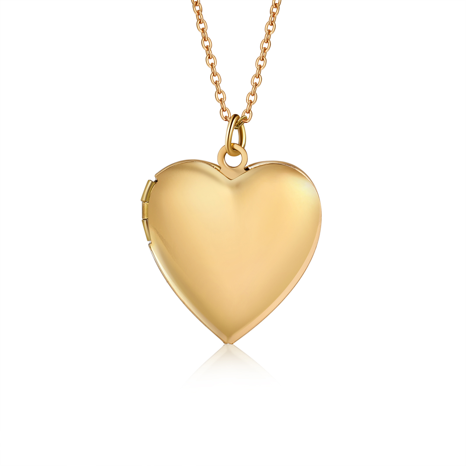 Collana cuore personalizzata con 2 foto e 1 fiore di nascita e 1 nome regalo per coppia