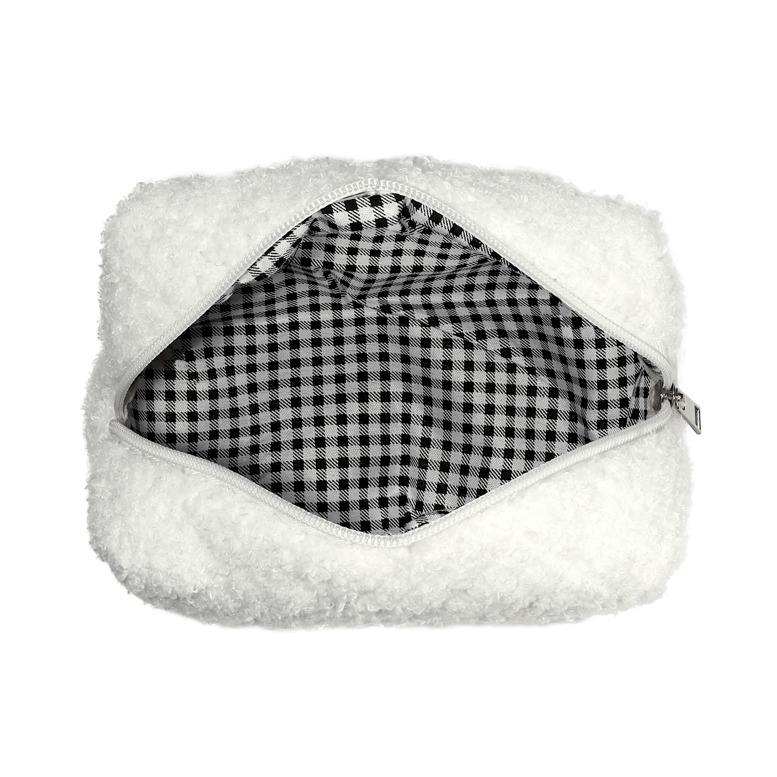 Borsa Cosmetica in Morbido Peluche - Nome Personalizzato in 4 Colori - Regalo di Natale per Lei | Jessemade